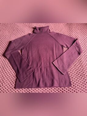 Takeout Plum Turtleneck Sweater